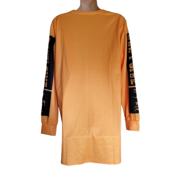 2pac Shakur Poetic Justice Yellow Long Sleeve Shirt Size XL NEW - Picture 4 of 11